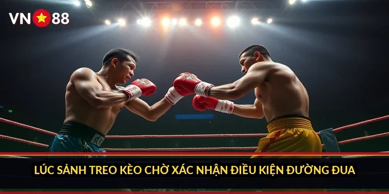 Lúc sảnh treo kèo chờ xác nhận điều kiện đường đua